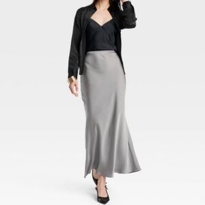 A New Day Satin Skirt